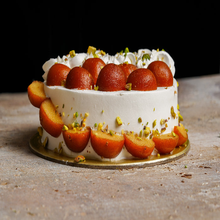 Gulab Jamun Rose Cake