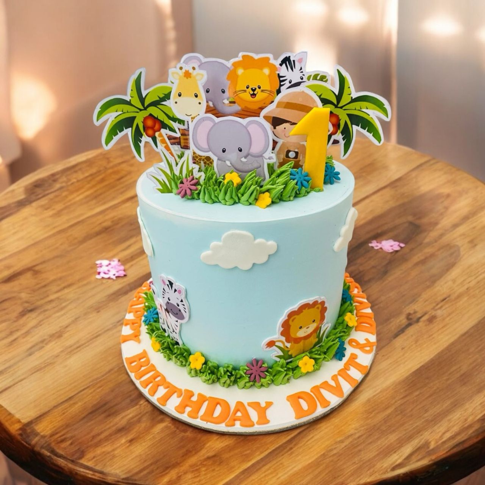 Jungle Safari Cake