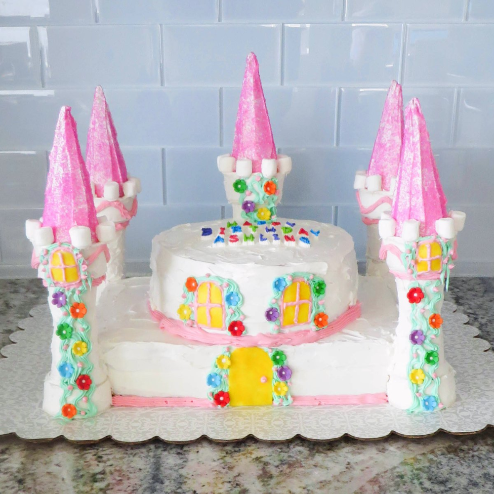 Princess Castle Cake