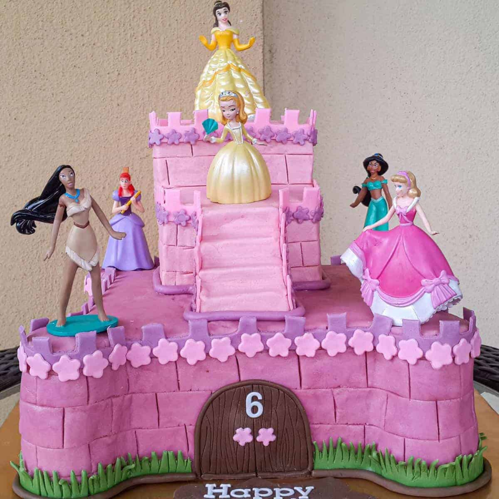 Princess Castle Cake