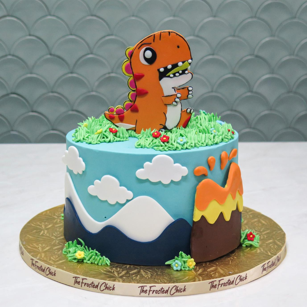 Dinosaur Adventure Cake